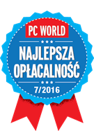 Odznaczenie PC World Najlepsza opłacalność 2016
