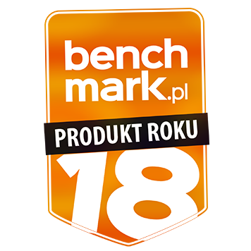Odznaczenie Benchmark.pl produkt roku 2018